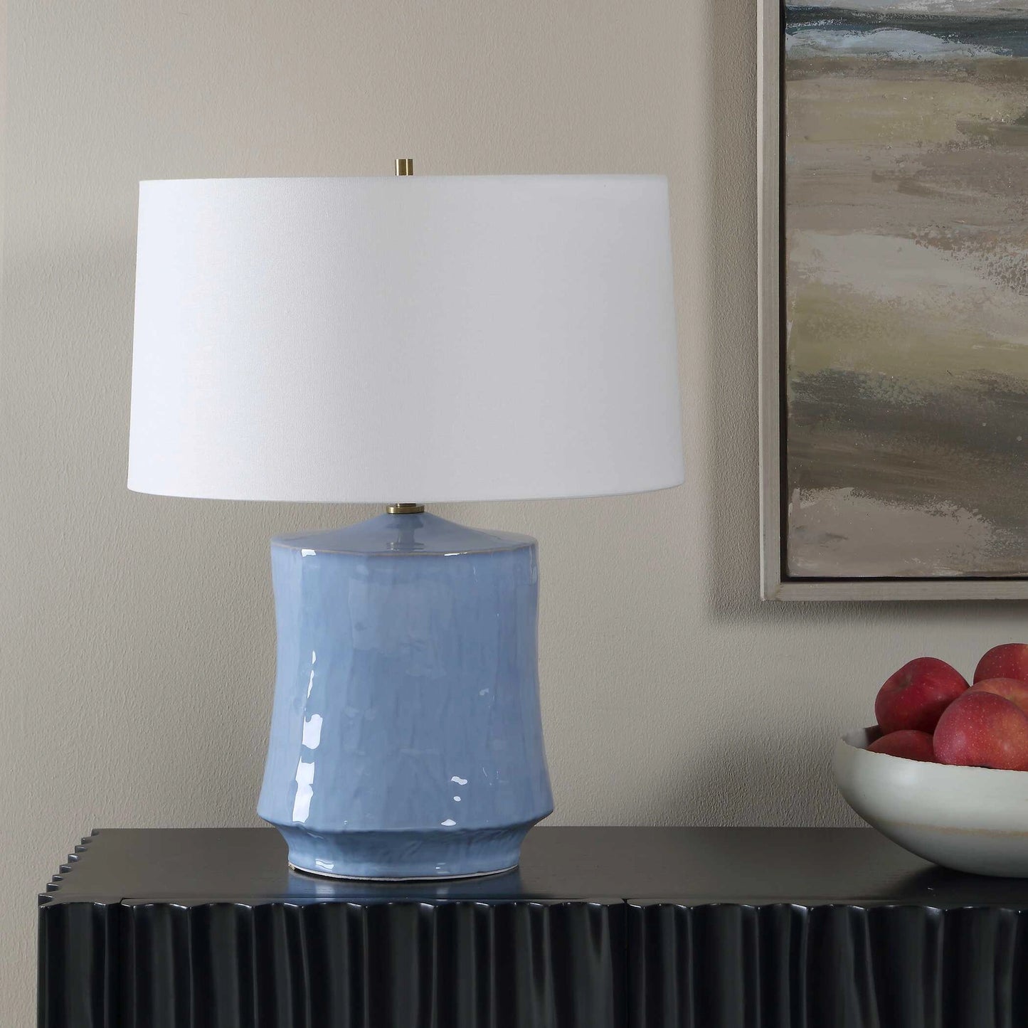 Uttermost Kamara Powder Blue Table Lamp