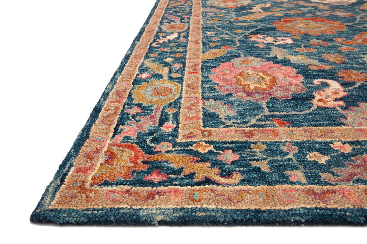 Loloi Padma Marine / Multi 2'-6" x 9'-9" Runner Rug