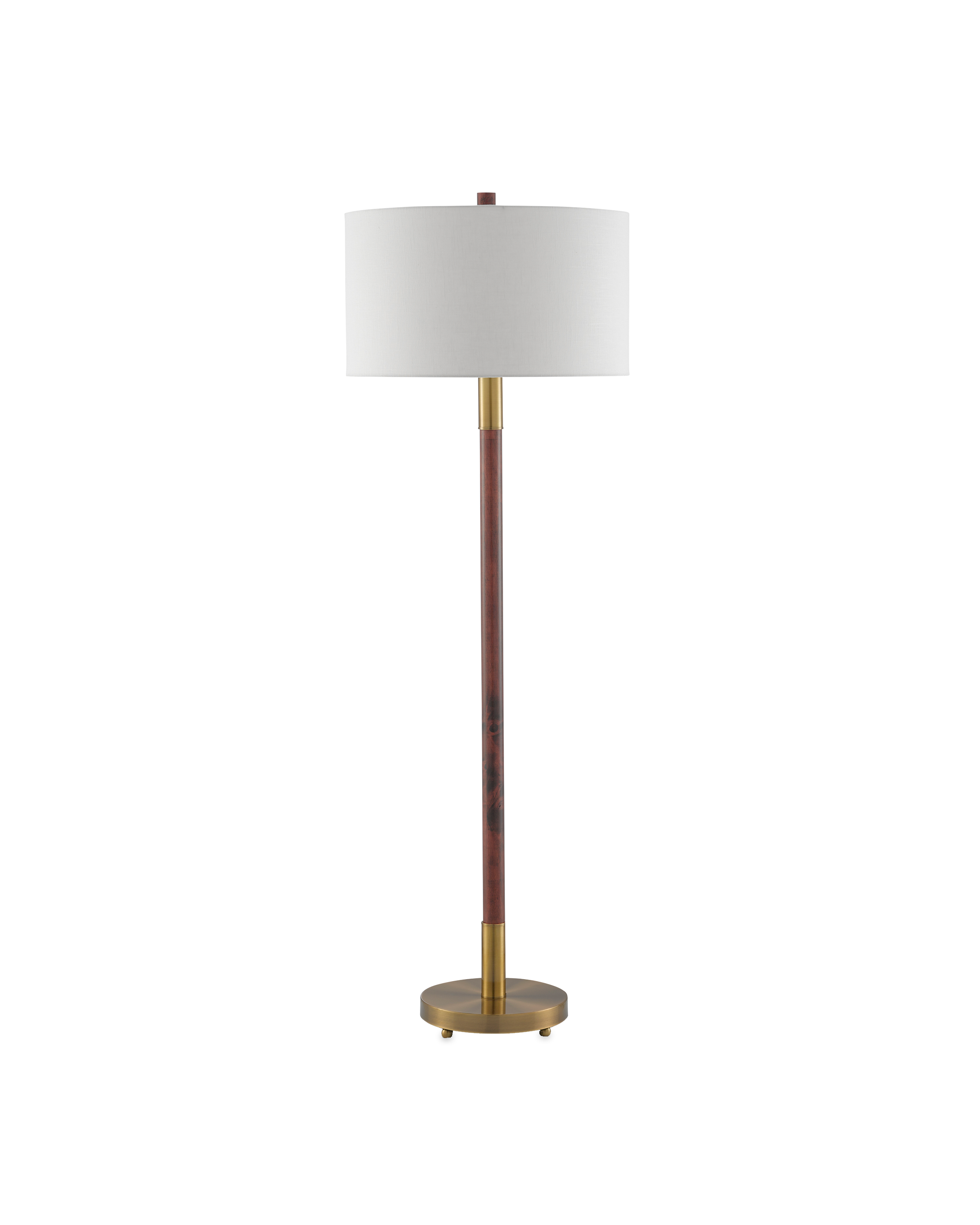 Bravo Mahogany Floor Lamp - Thumbnail 5
