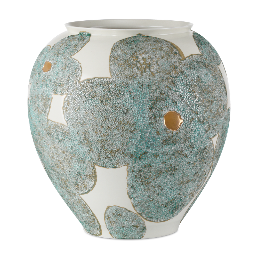 
                      
                        Bloom Blue & Ivory Vase.
                      
                    