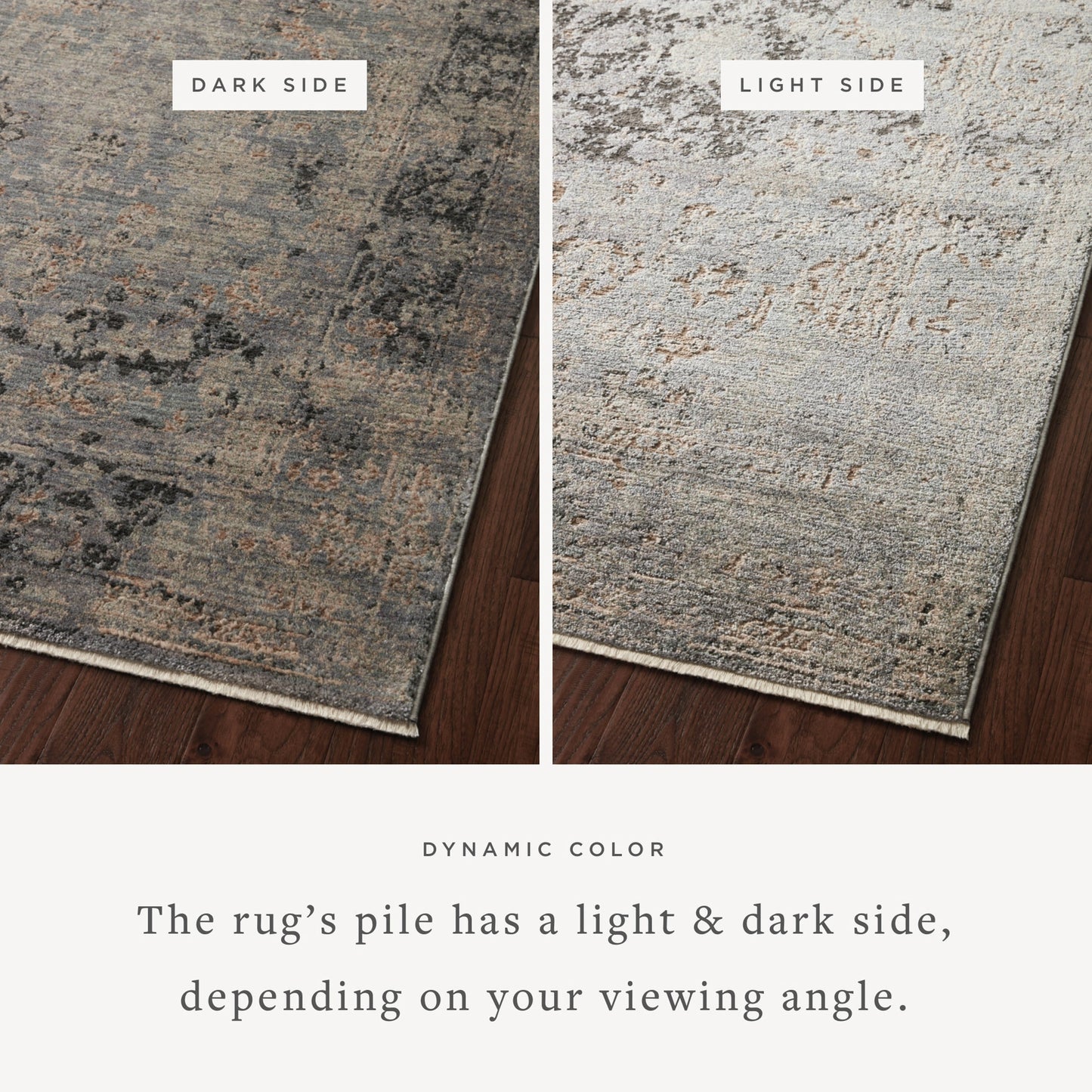 Loloi Sonnet Charcoal / Slate 11'-6" x 15' Area Rug