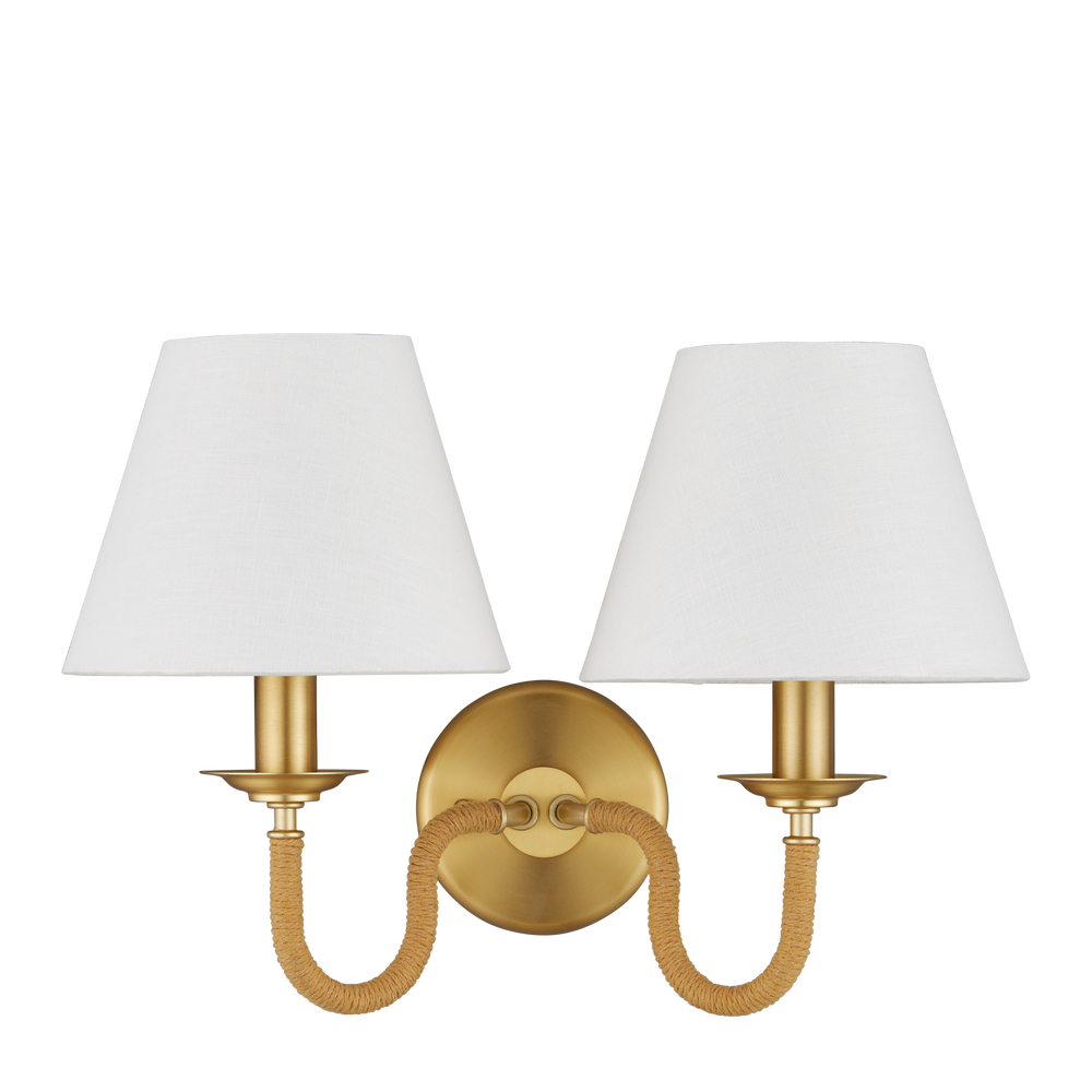 
                      
                        Adala Brass Wall Sconce
                      
                    