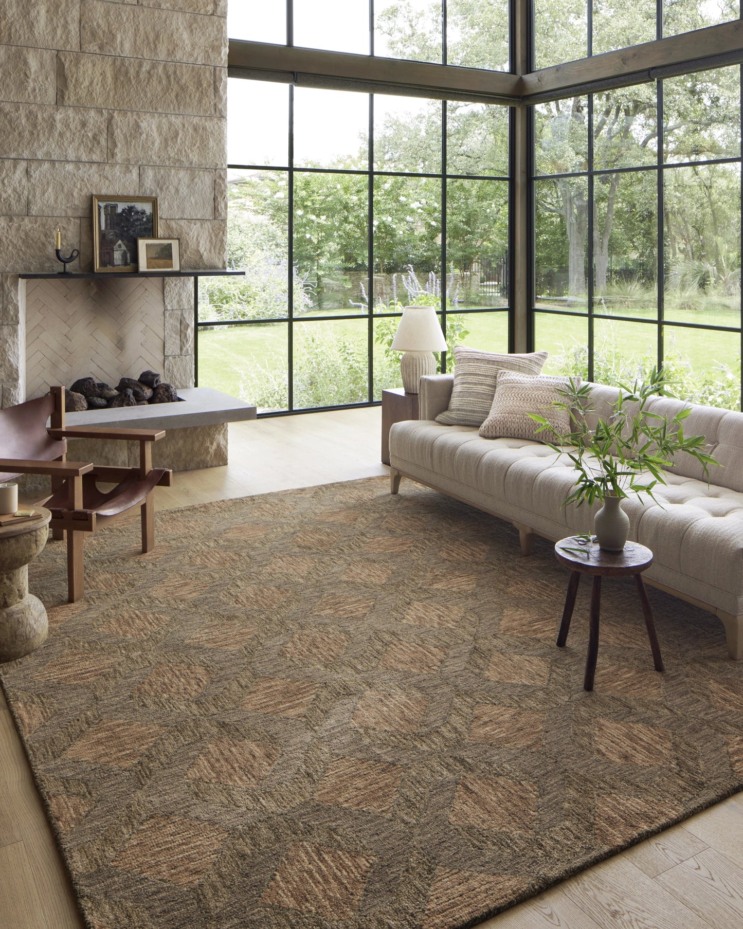 Loloi Varena Rust / Bark 2'-6" x 7'-6" Runner