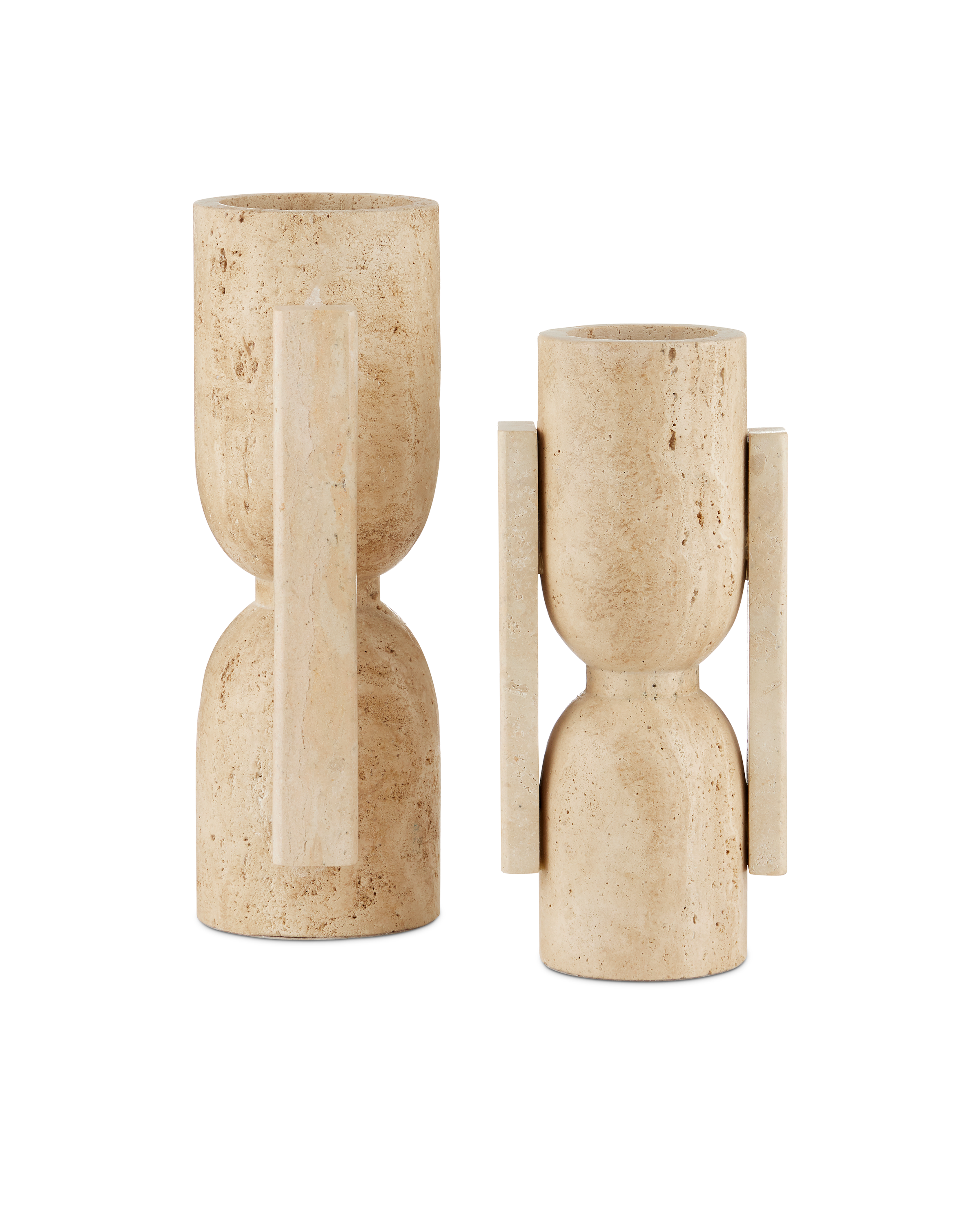Stone Vase, Face to Face Set of 2