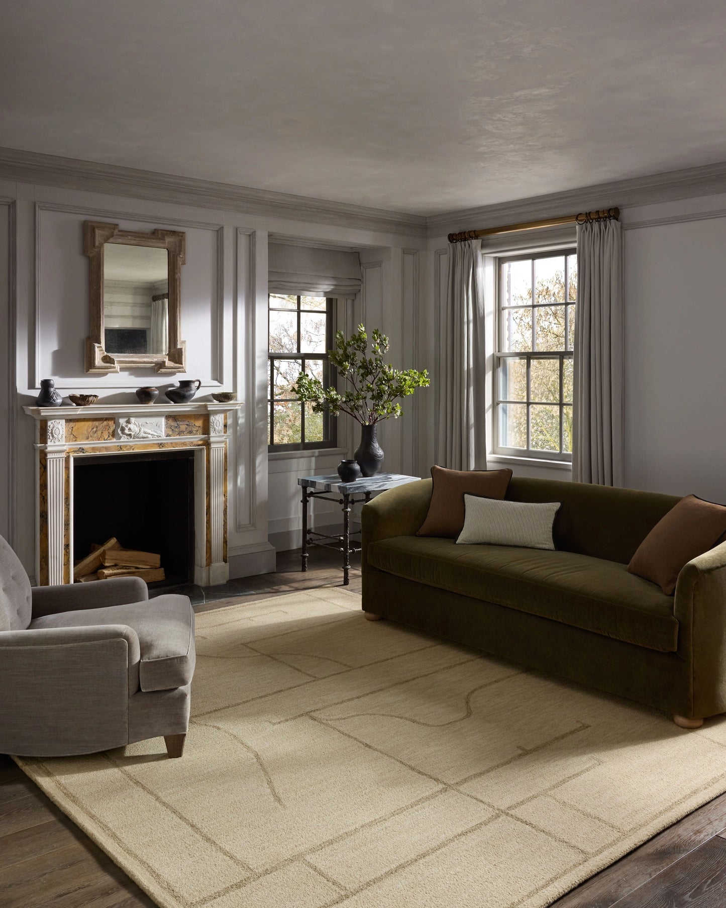 Jeremiah Brent x Loloi Barrow Ivory / Taupe 2'-3" x 3'-9" Accent Rug