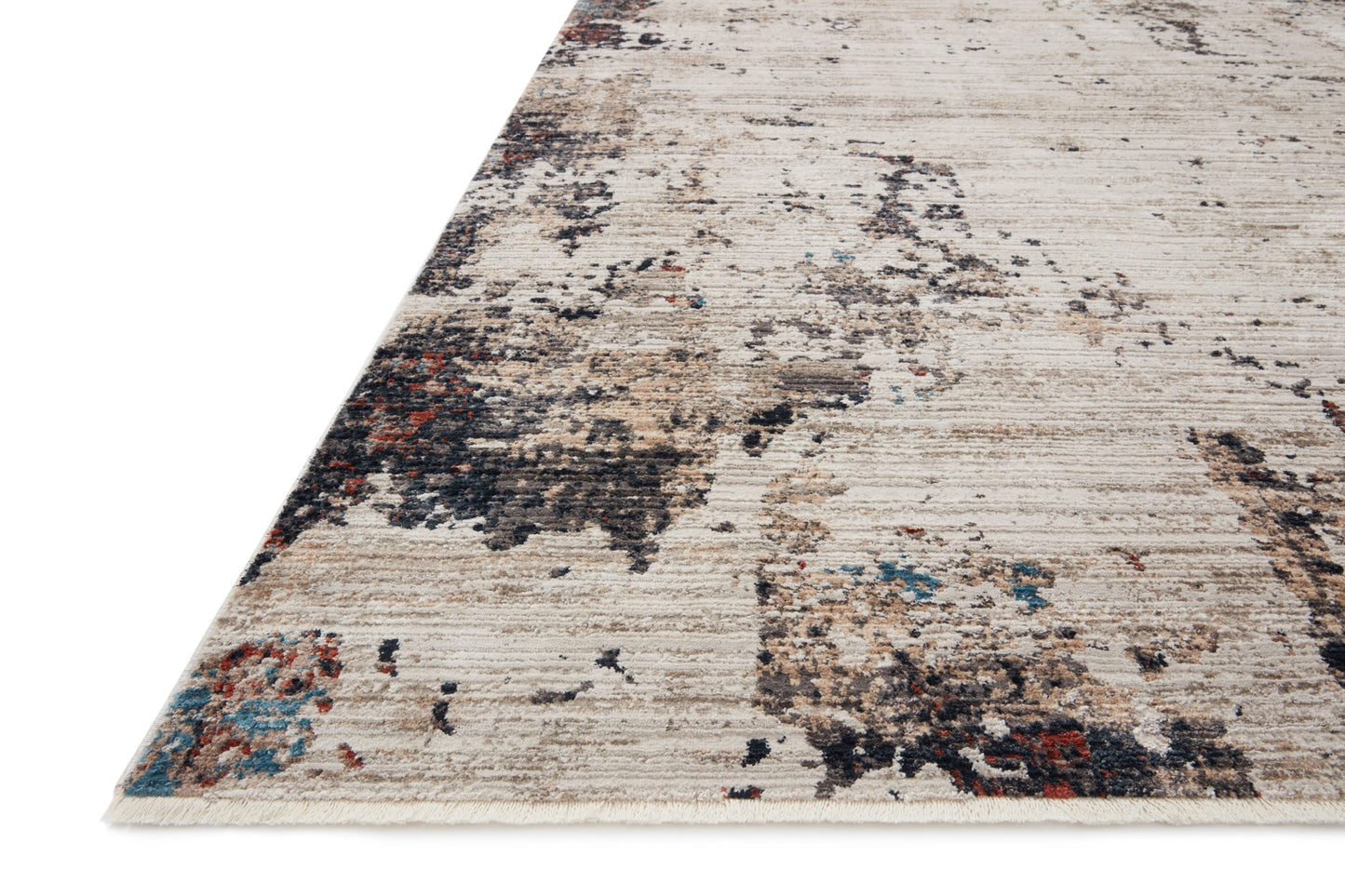Loloi Leigh Ivory / Charcoal 4'-0" x 5'-5" Accent Rug