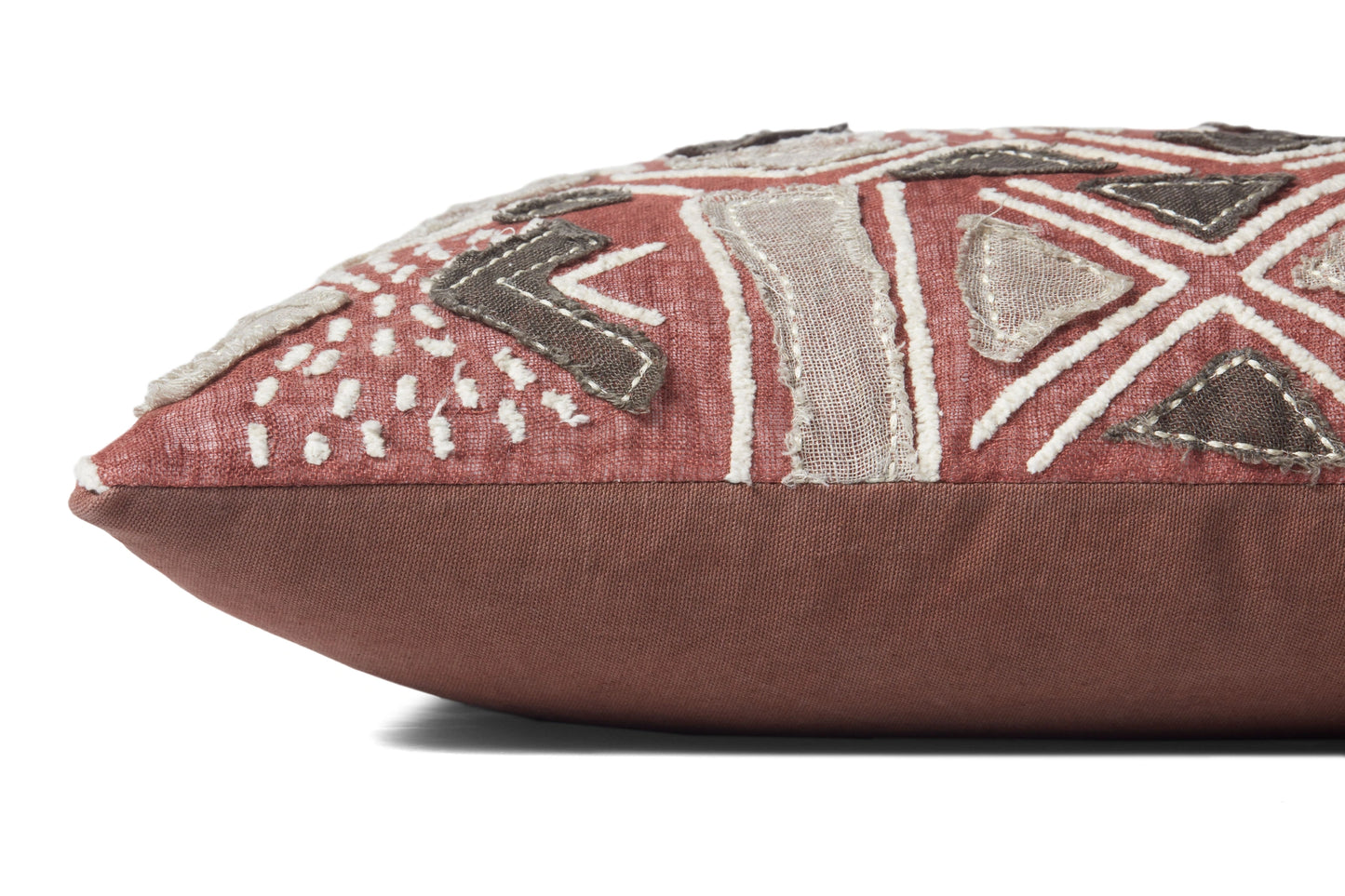 Loloi PLL0022 Rust / Multi 18" x 18" Pillow