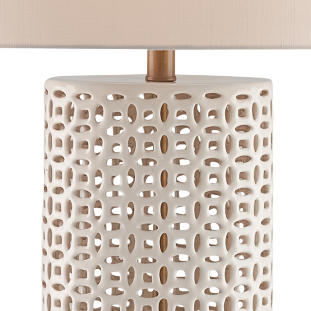 Bellemeade White Table Lamp.