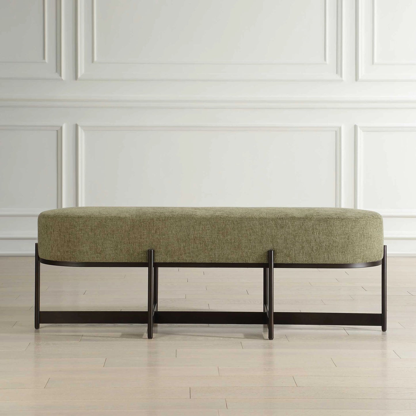 Uttermost Merino Moss Fabric Bench