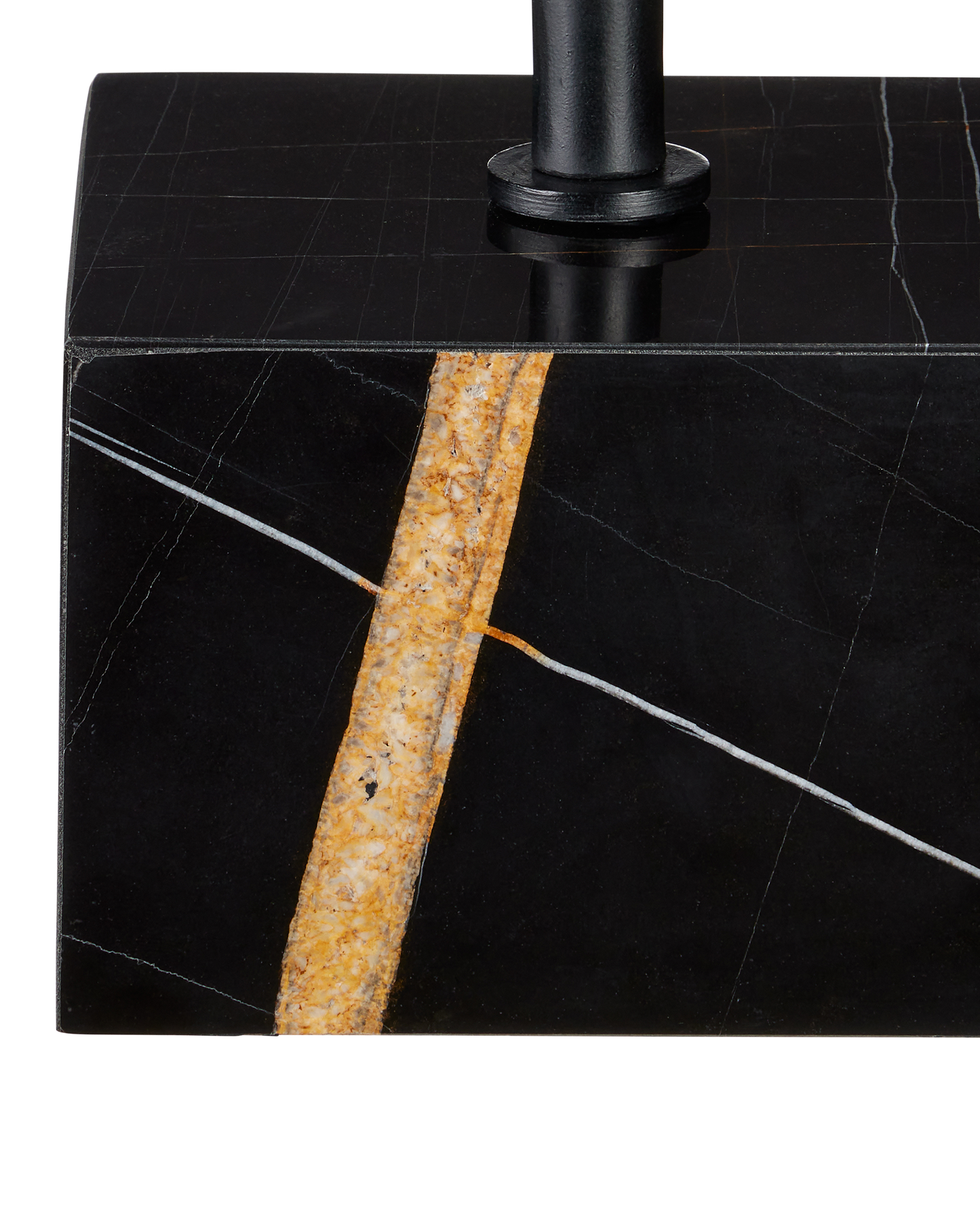 Prado Black Marble Drinks Table
