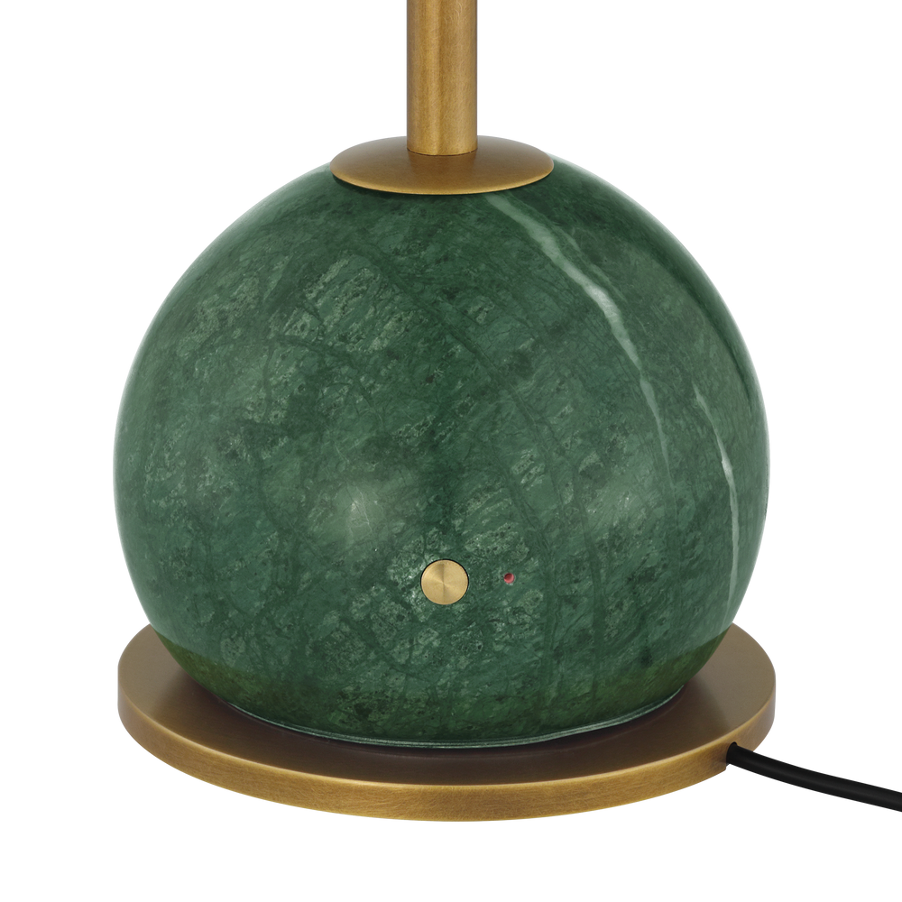 
                      
                        Journey Green & Brass Cordless Table Lamp.
                      
                    