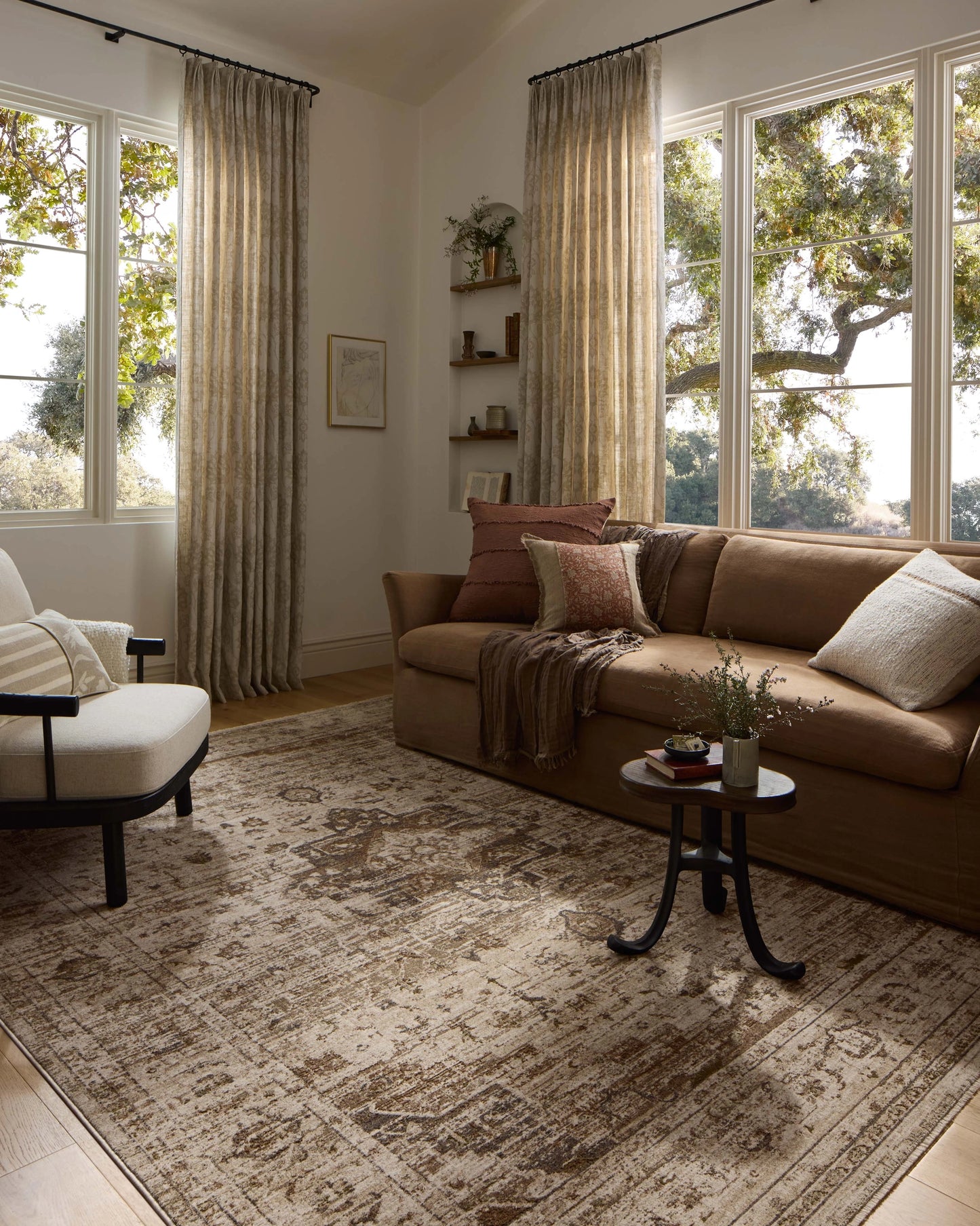 Loloi Haywood Natural / Bark 9'-6" x 13'-2" Area Rug