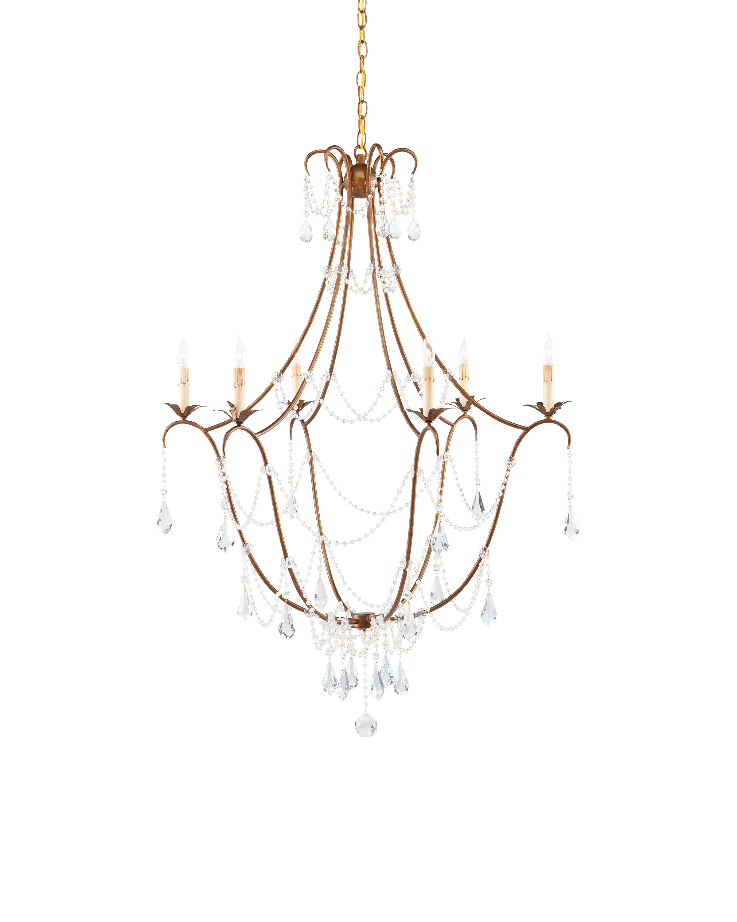 Elizabeth Gold Chandelier - Thumbnail 3