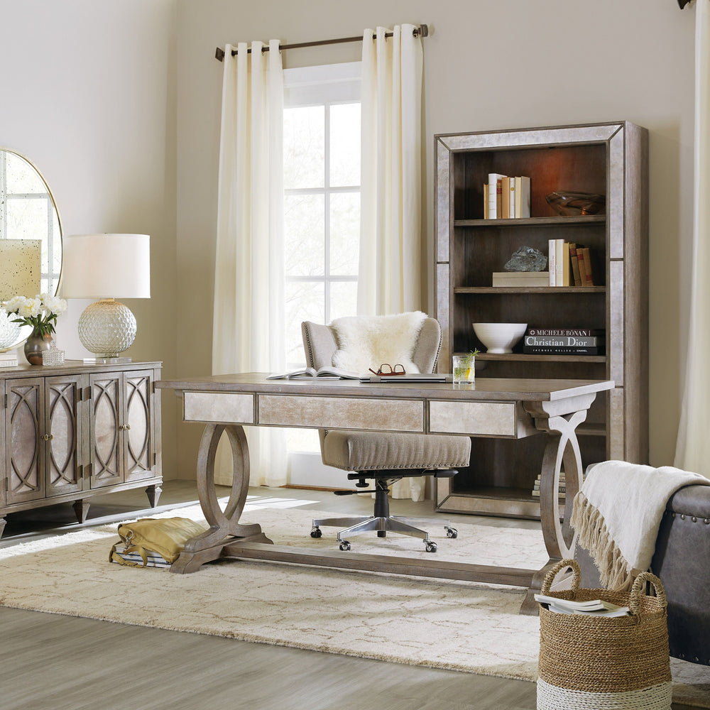 
                      
                        Rustic Glam Trestle Desk
                      
                    