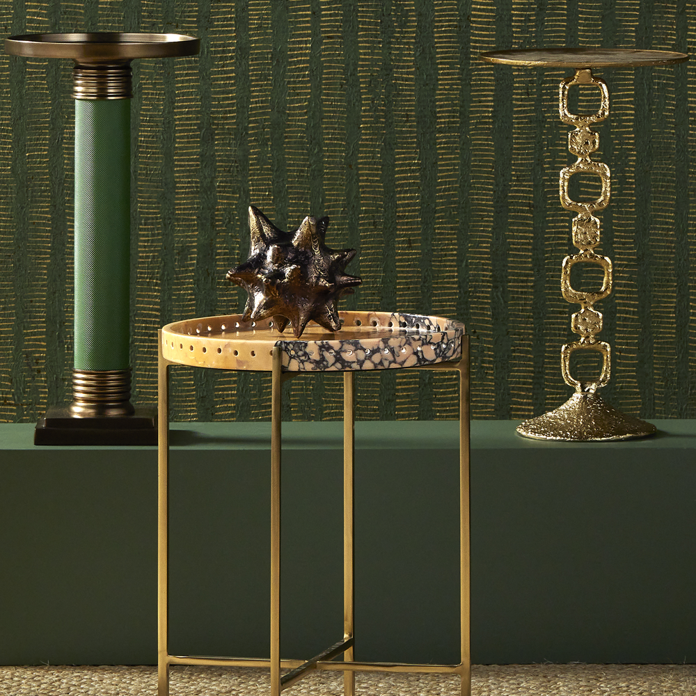 Freya Purple Breccia Accent Table