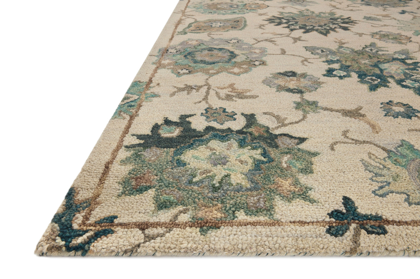 Loloi Padma Ivory / Blue 2'-0" x 5'-0" Accent Rug