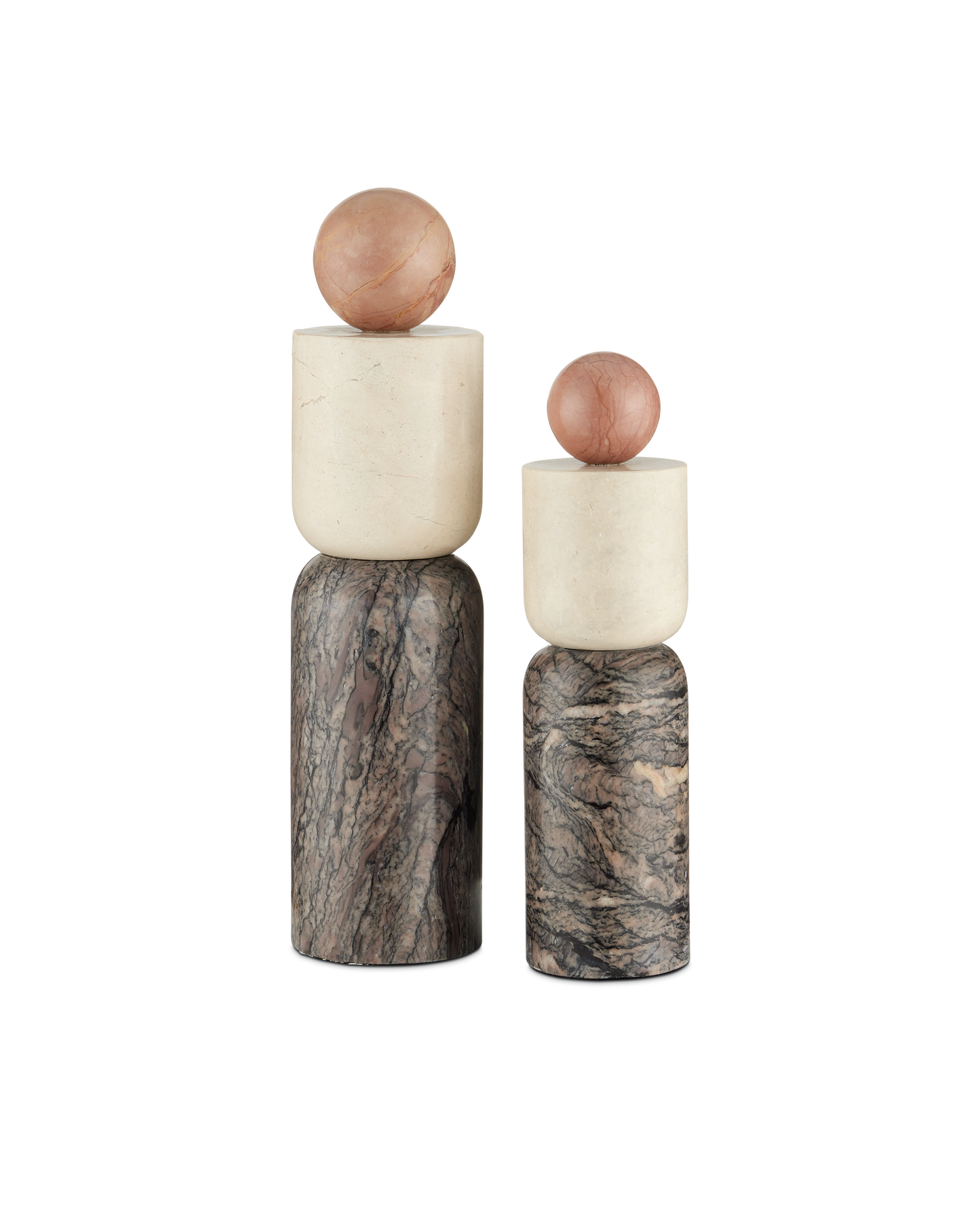 Moreno Marble Objects Set of 2.