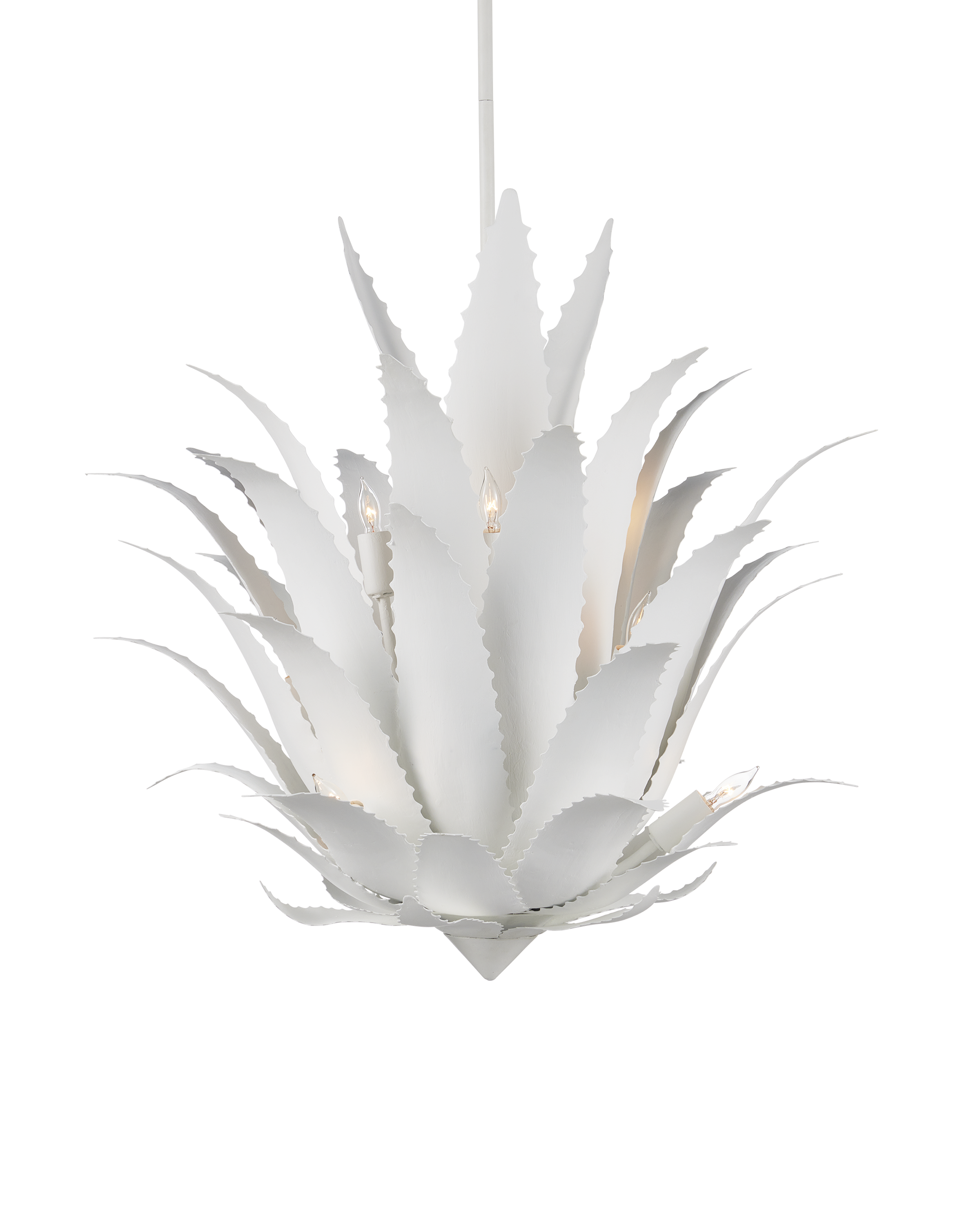 Agave White Chandelier - Thumbnail 2