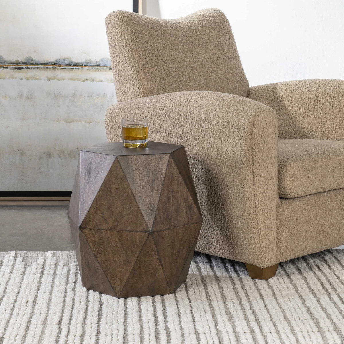 Volker Geometric Accent Table