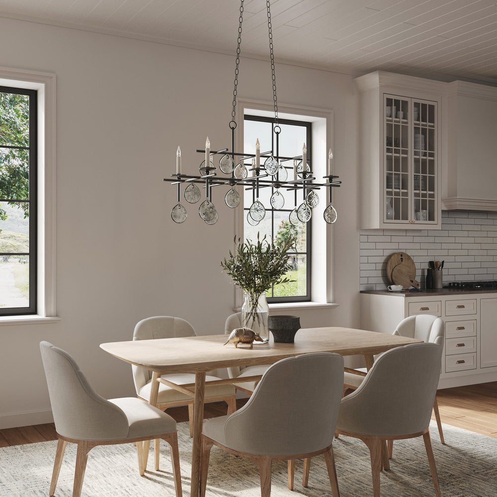 
                      
                        Sethos Black Rectangular Chandelier
                      
                    
