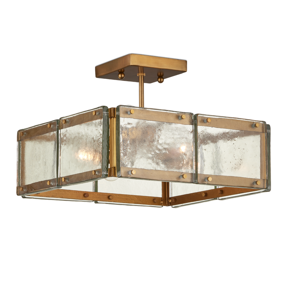 Countervail Square Semi-Flush Mount