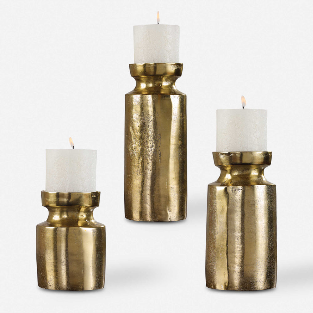 Amina Candleholders, Set of 3