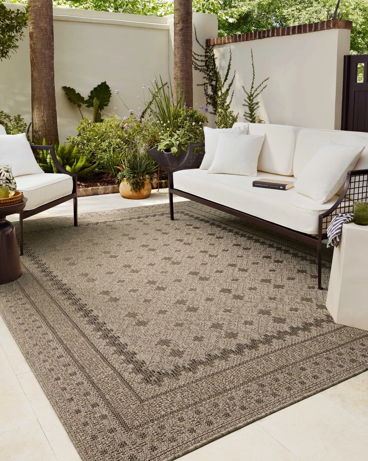 Chris Loves Julia x Loloi Providence Charcoal / Dove 8'-6" x 12' Area Rug