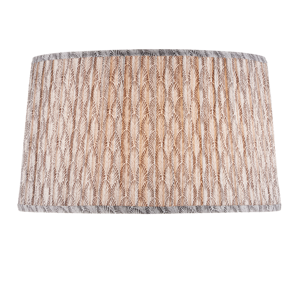 Plume Stone Tapered Lamp Shade.