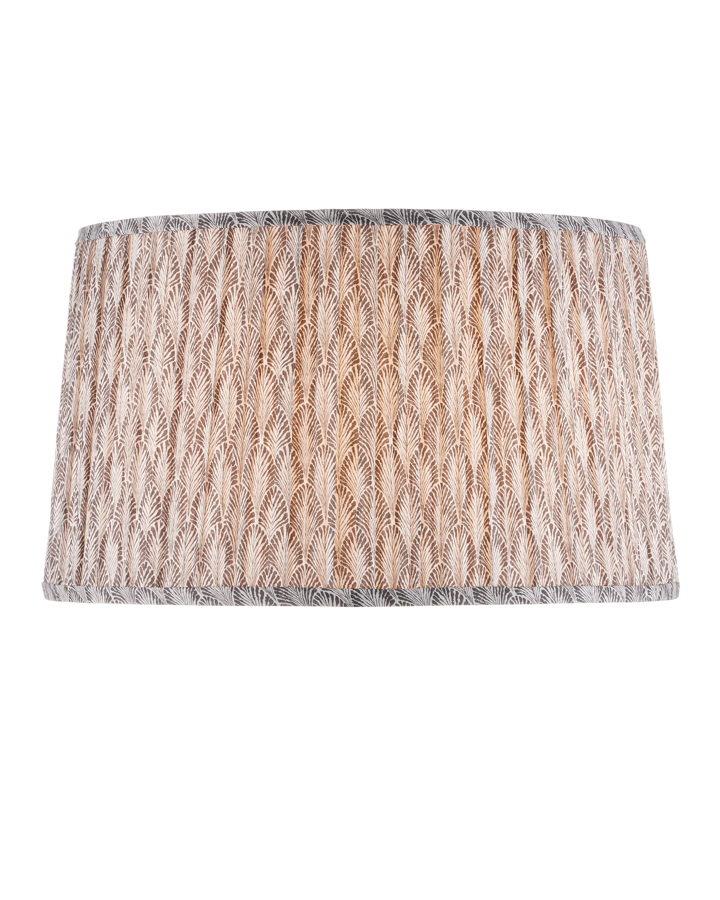 Plume Stone Tapered Lamp Shade.