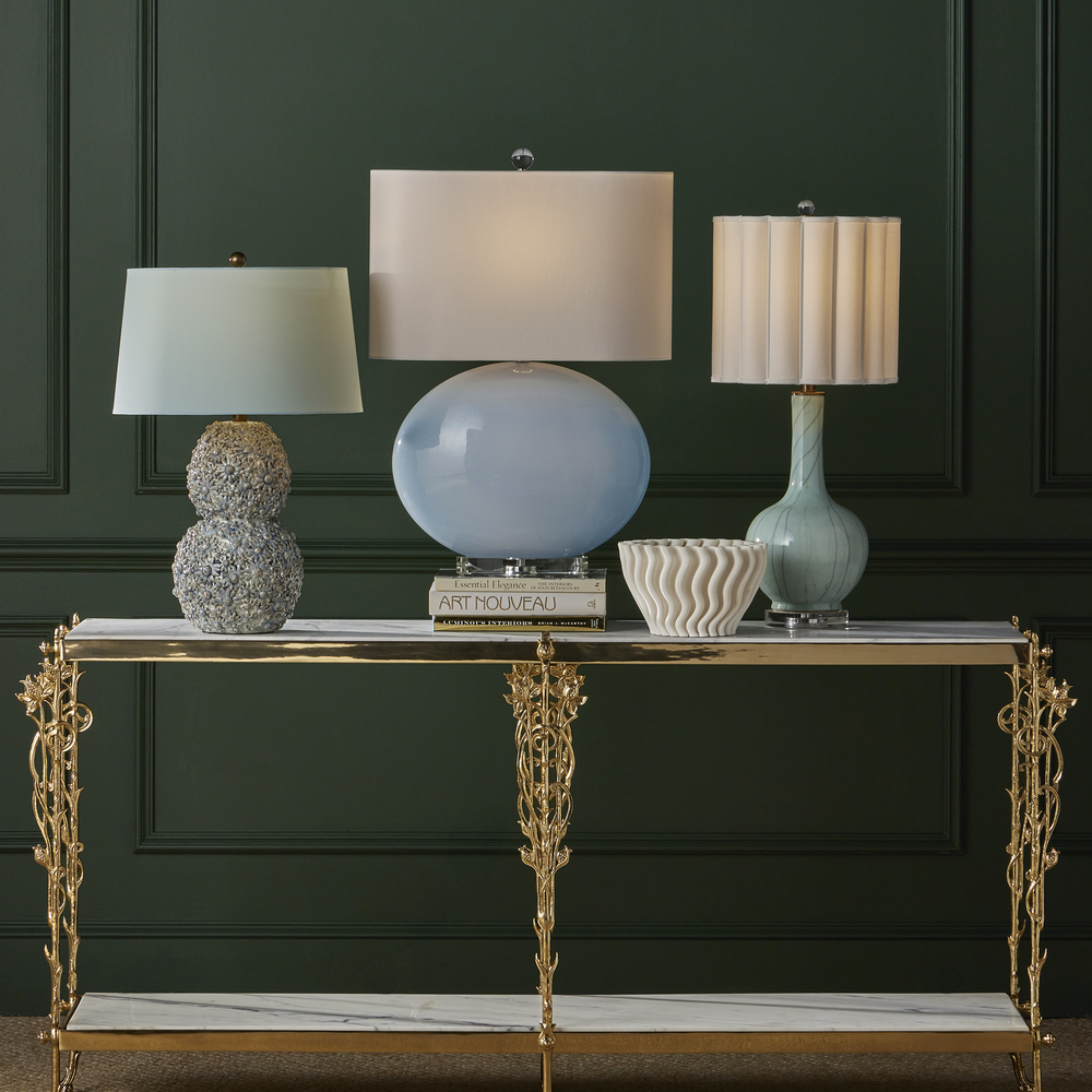 
                      
                        Jessamine Blue Table Lamp.
                      
                    