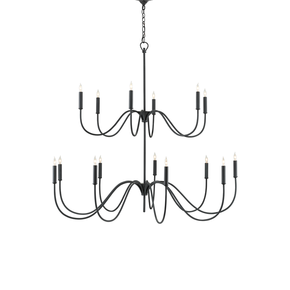 
                      
                        Tirrell Large Black Chandelier
                      
                    
