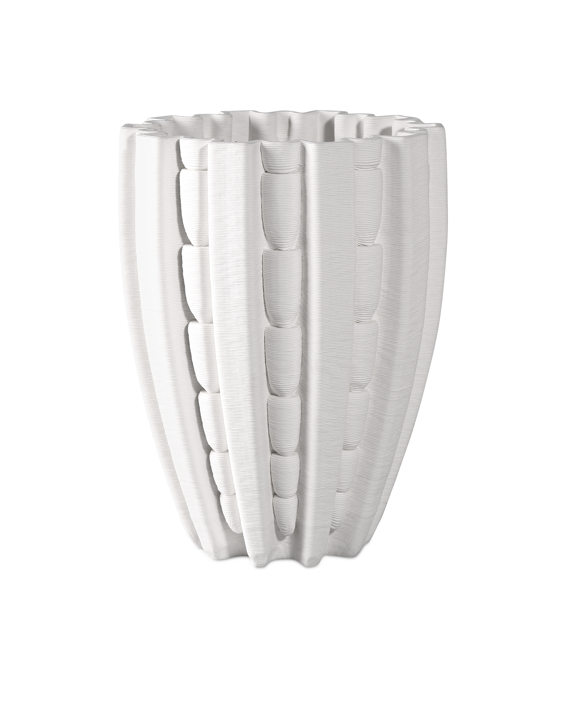 Fluted Medium Vase - Thumbnail 2