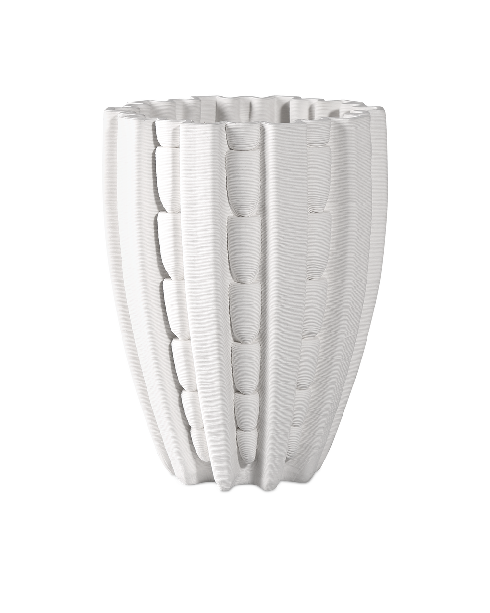Fluted Medium Vase.