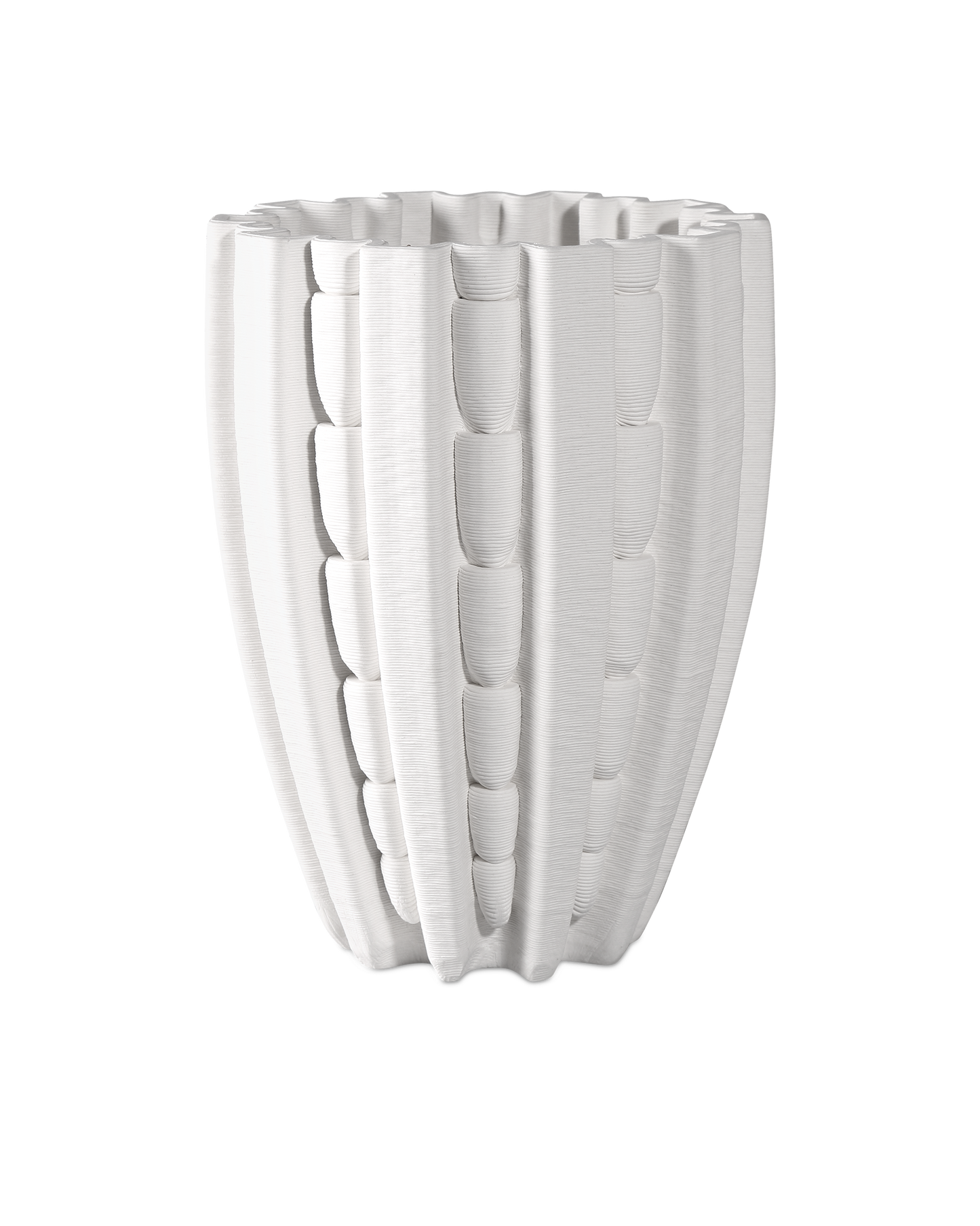 Fluted Medium Vase.