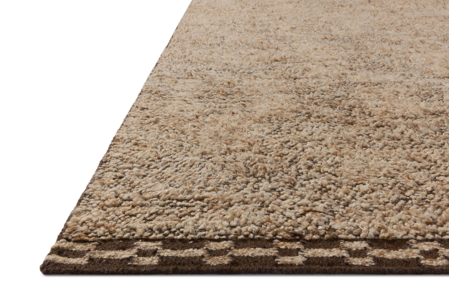 Amber Lewis x Loloi Suki Natural / Bark 4'-0" x 6'-0" Accent Rug