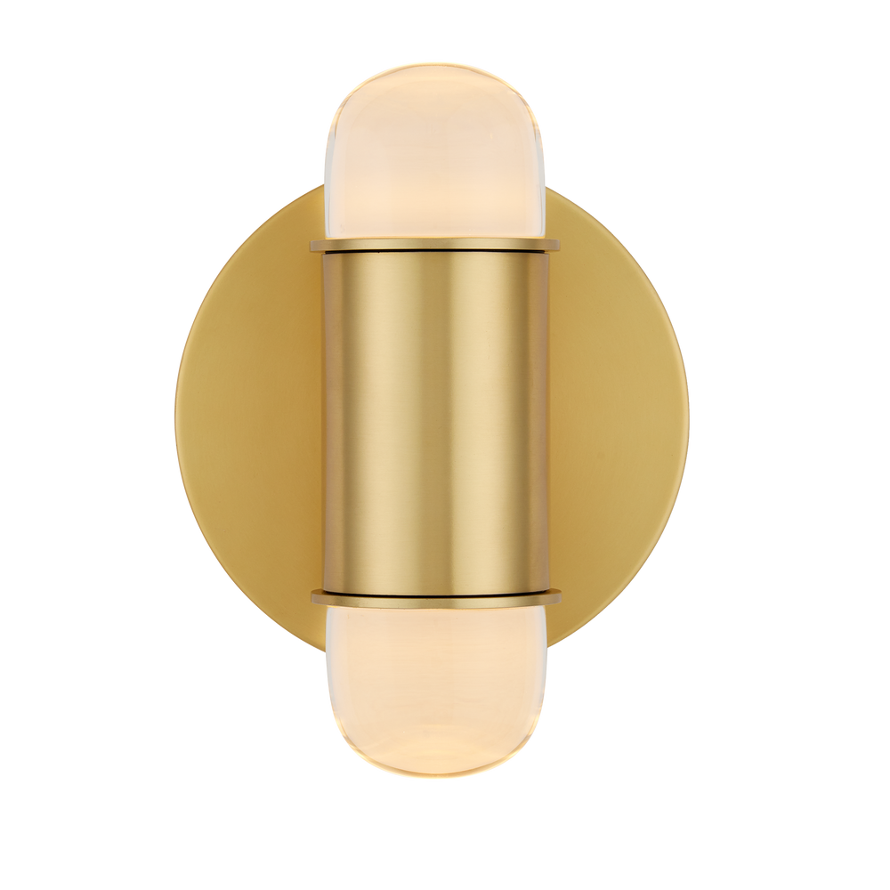 
                      
                        Capsule Brass Wall Sconce
                      
                    