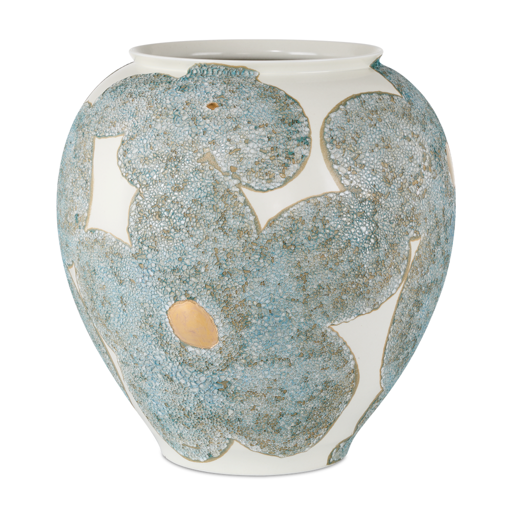
                      
                        Bloom Blue & Ivory Vase.
                      
                    