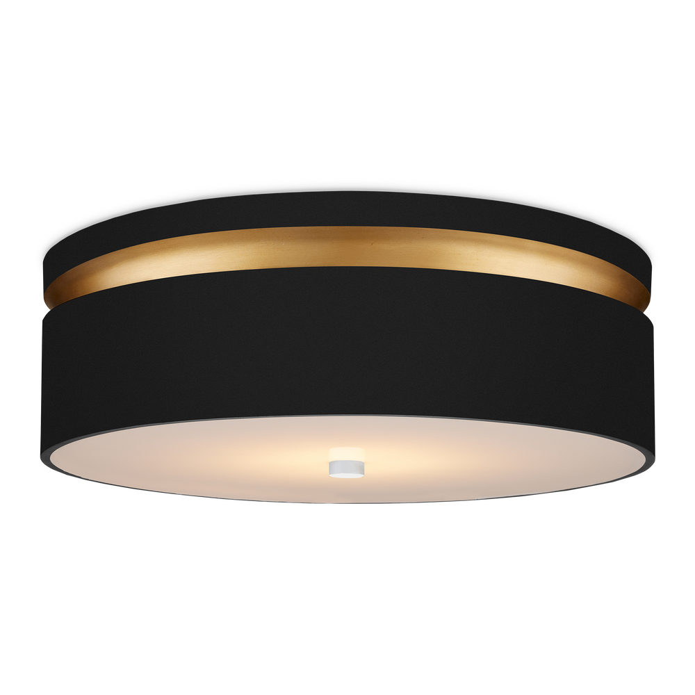 Serenity Black Flush Mount