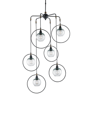 Moorsgate Black Multi-Pendant