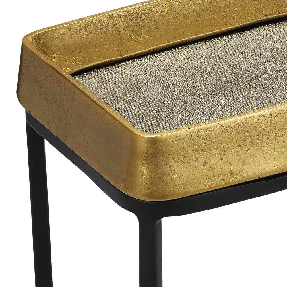 Tanay Brass Side Table
