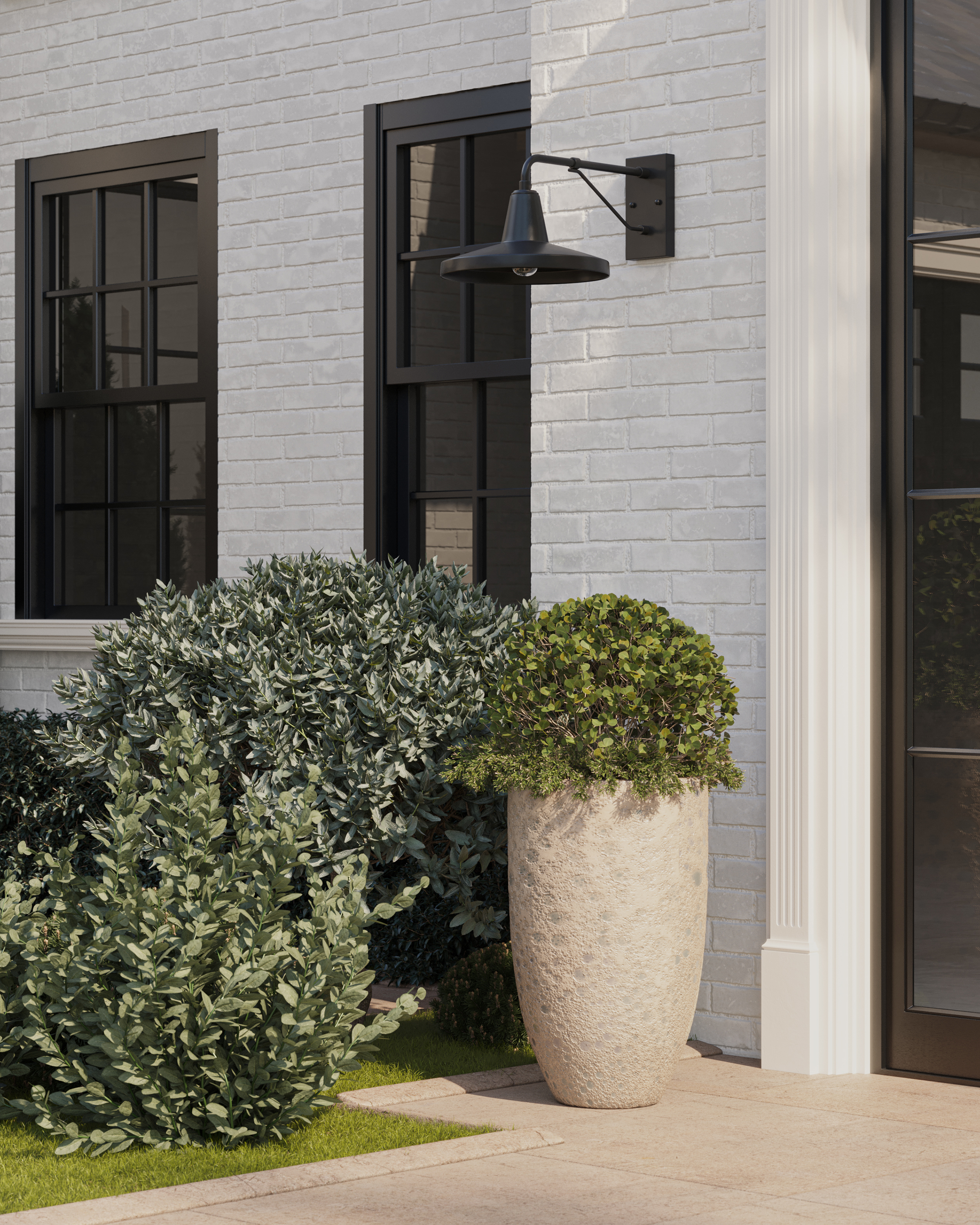 Mariner Black Outdoor Wall Sconce - Thumbnail 4