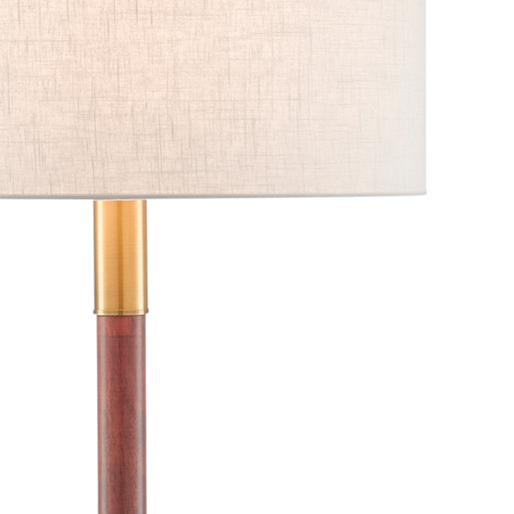 Bravo Mahogany Floor Lamp