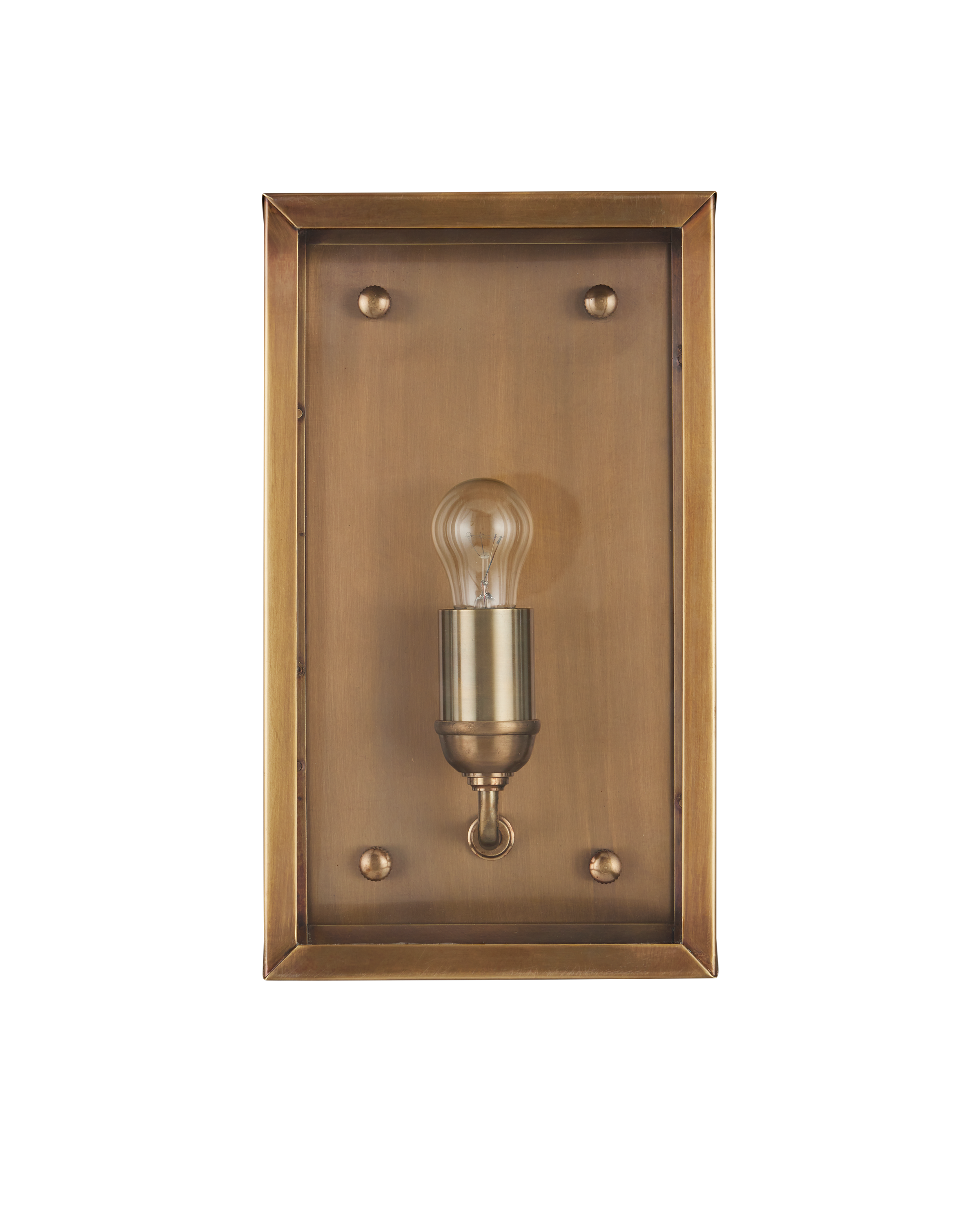 Royster Brass Outdoor Wall Sconce - Thumbnail 2