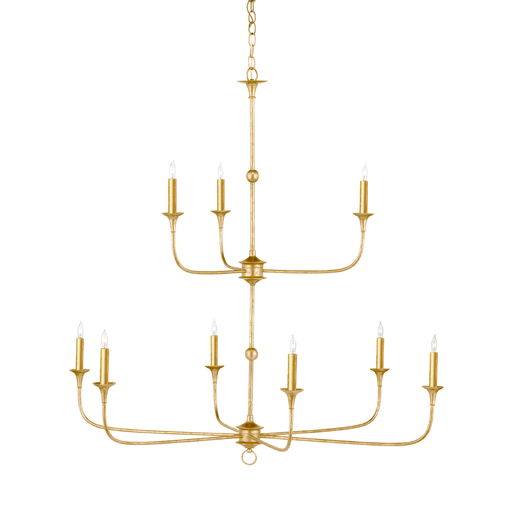 
                      
                        Nottaway Two-Tier Gold Chandelier
                      
                    