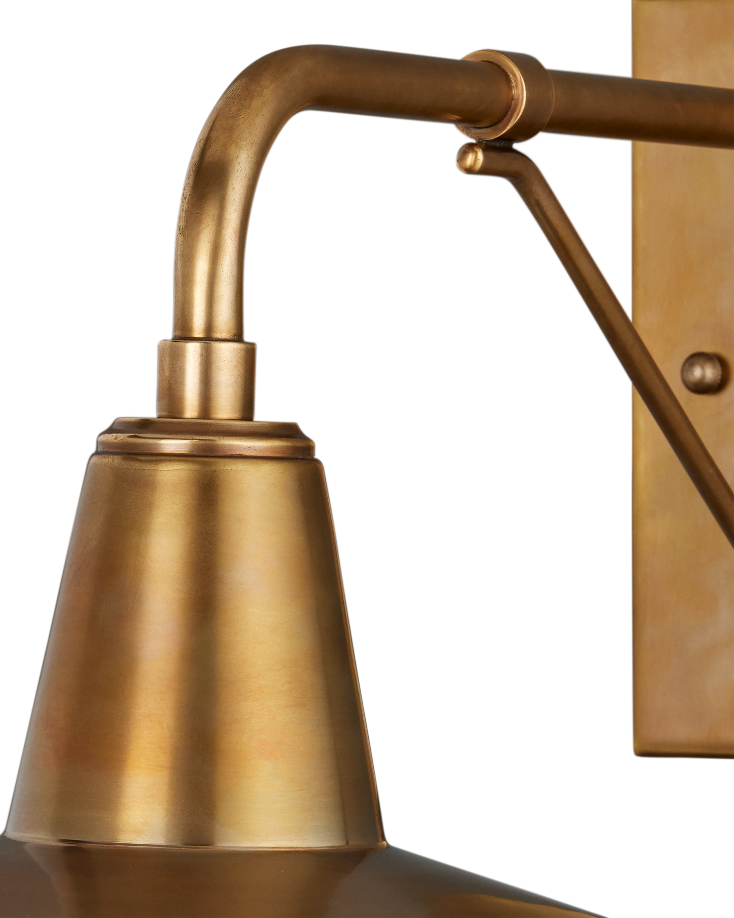 Mariner Brass Outdoor Wall Sconce.
