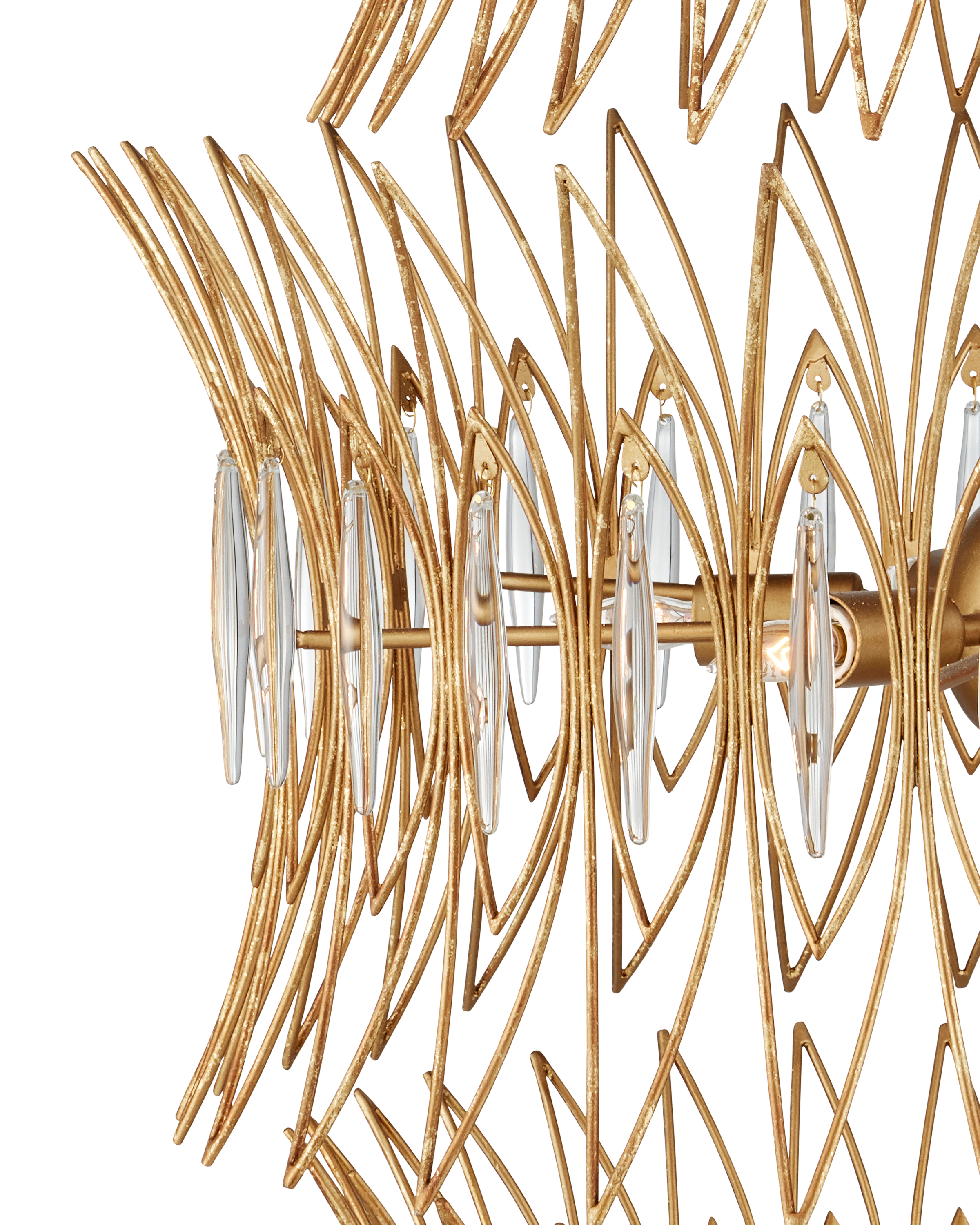 Marquise Large Gold Chandelier - Thumbnail 5