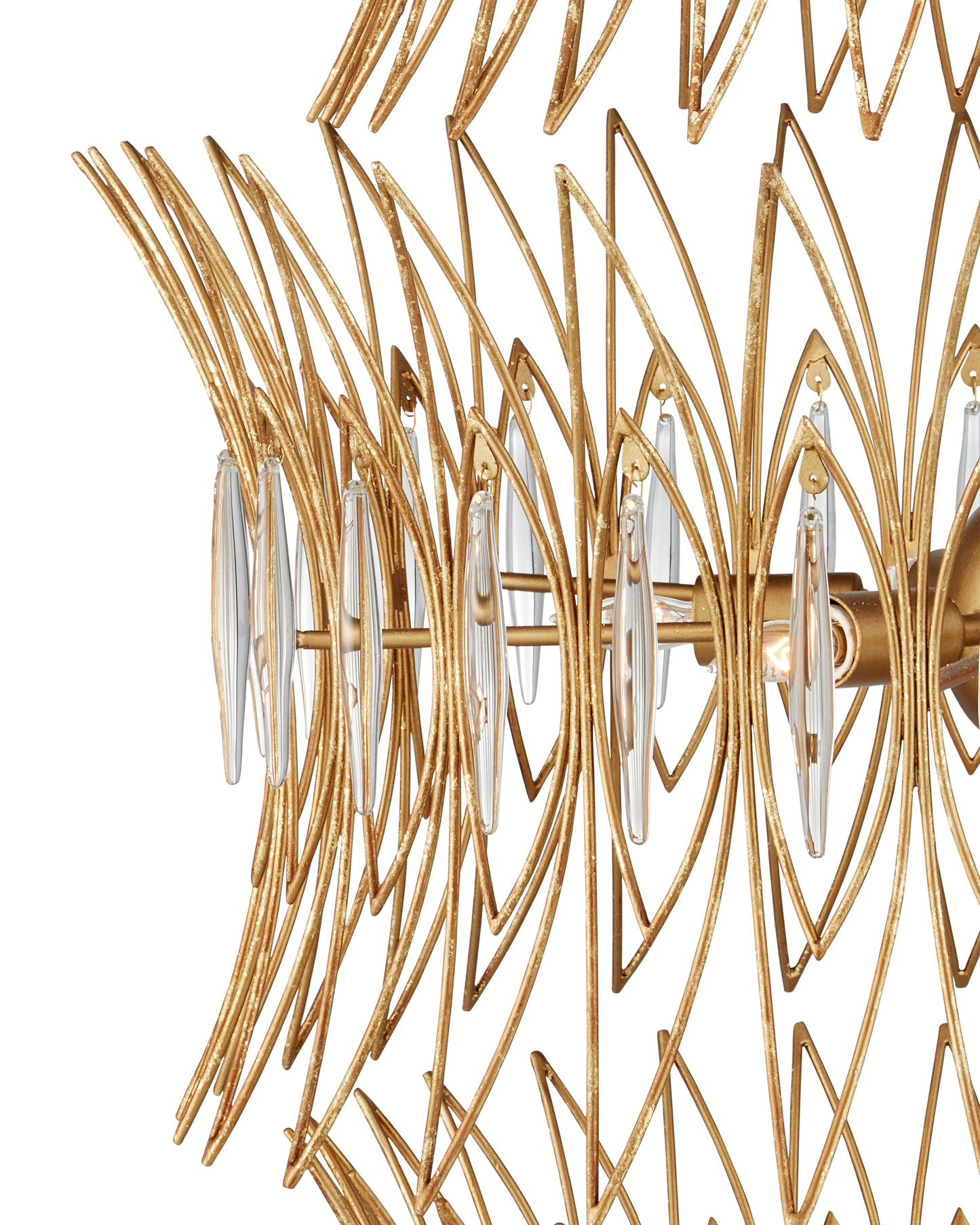 Marquise Large Gold Chandelier