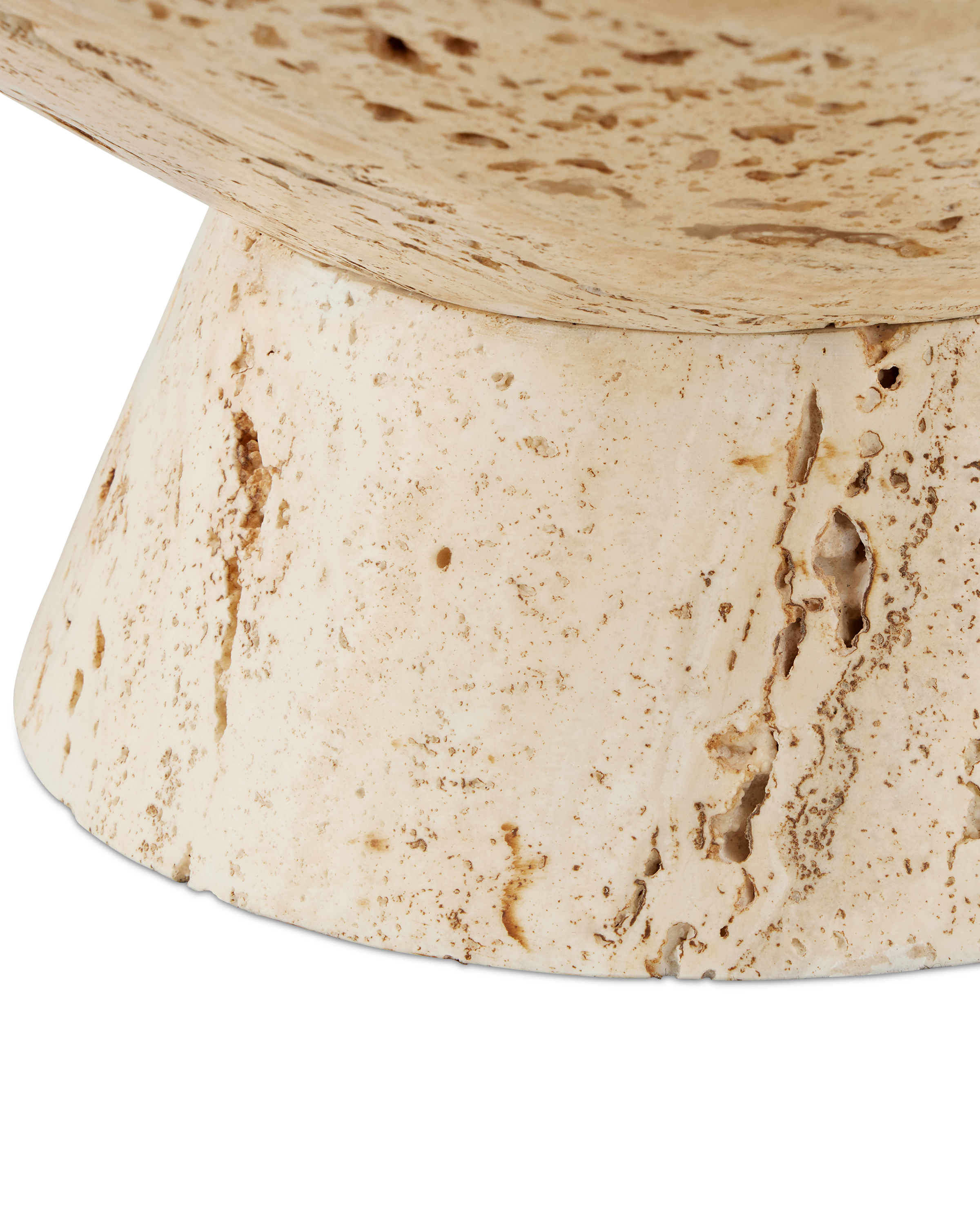 Lubo Travertine Small Bowl - Thumbnail 3