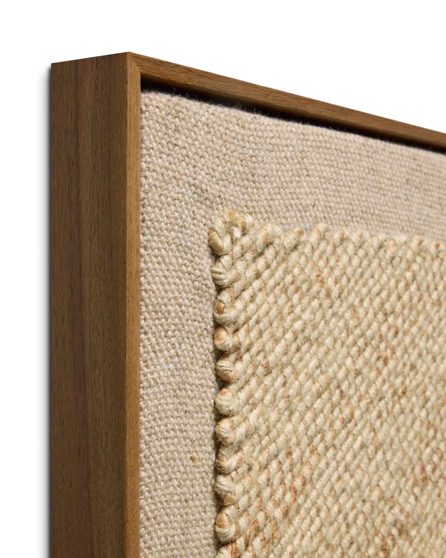 Loloi Meandering Road Beige / Beige 2' x 2'-6" Wall Art