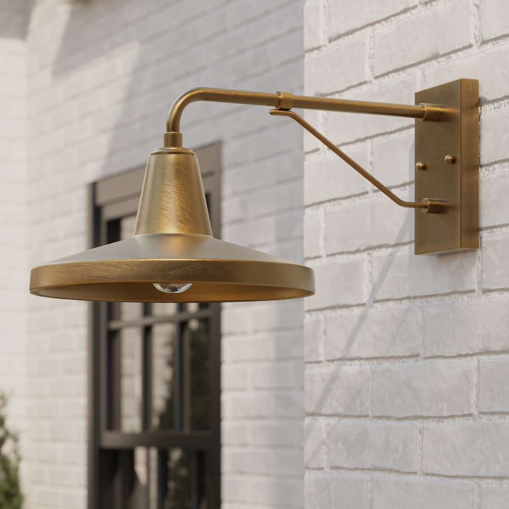 
                      
                        Mariner Brass Outdoor Wall Sconce.
                      
                    